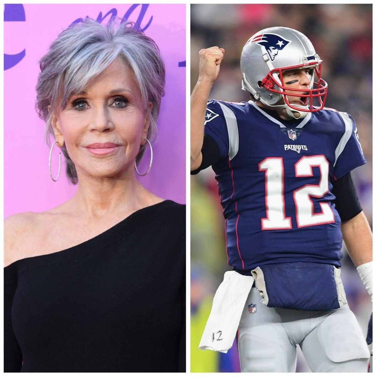 Jane Fonda and Tom Brady