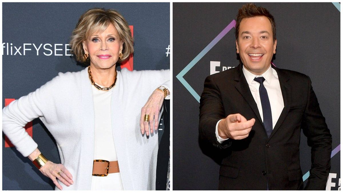 Jane Fonda, Jimmy Fallon parody coastal grandmother trend