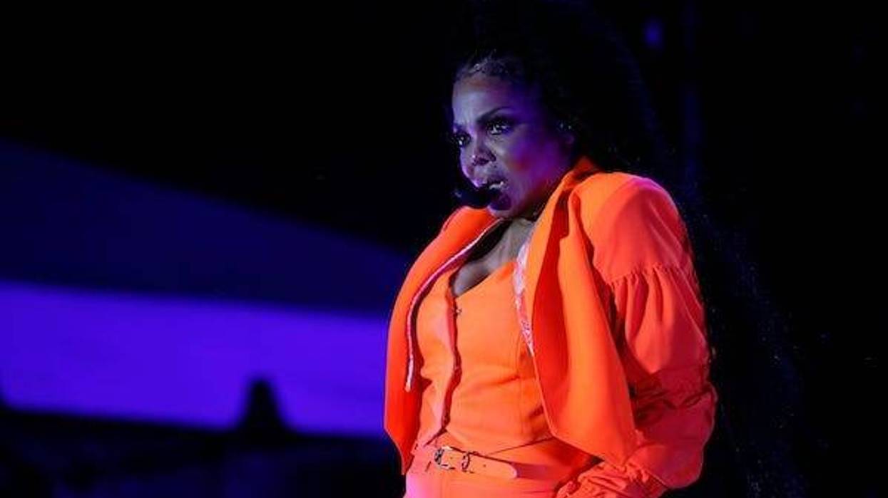 Janet Jackson performs during the final night of the Cincinnati Music Festival at Paul Brown Stadium in downtown Cincinnati