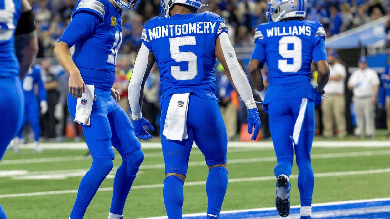 Jared Goff, David Montgomery, Jameson Williams