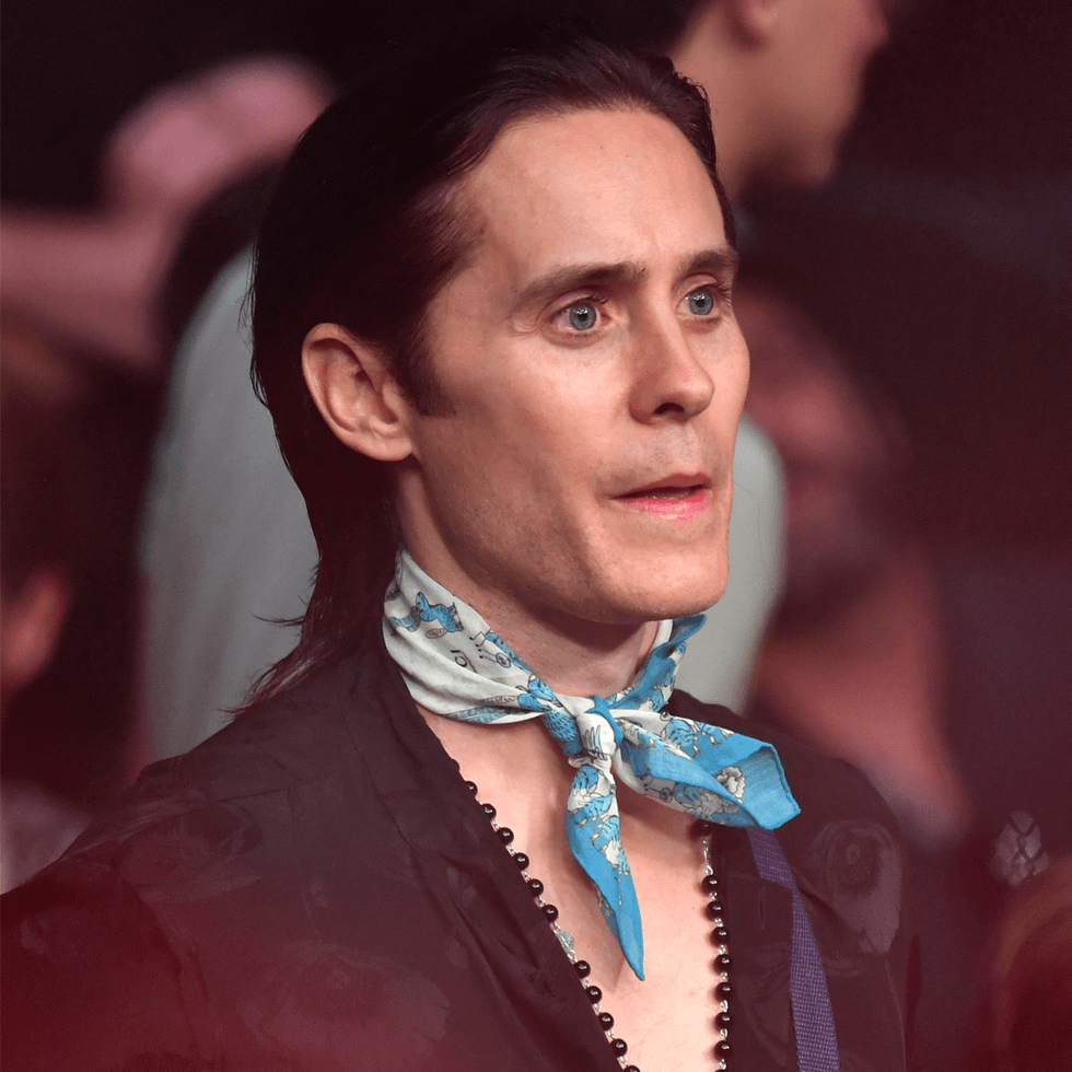 Jared Leto is seen in attendance during the UFC 264 event at T-Mobile Arena on July 10, 2021 in Las Vegas, Nevada.