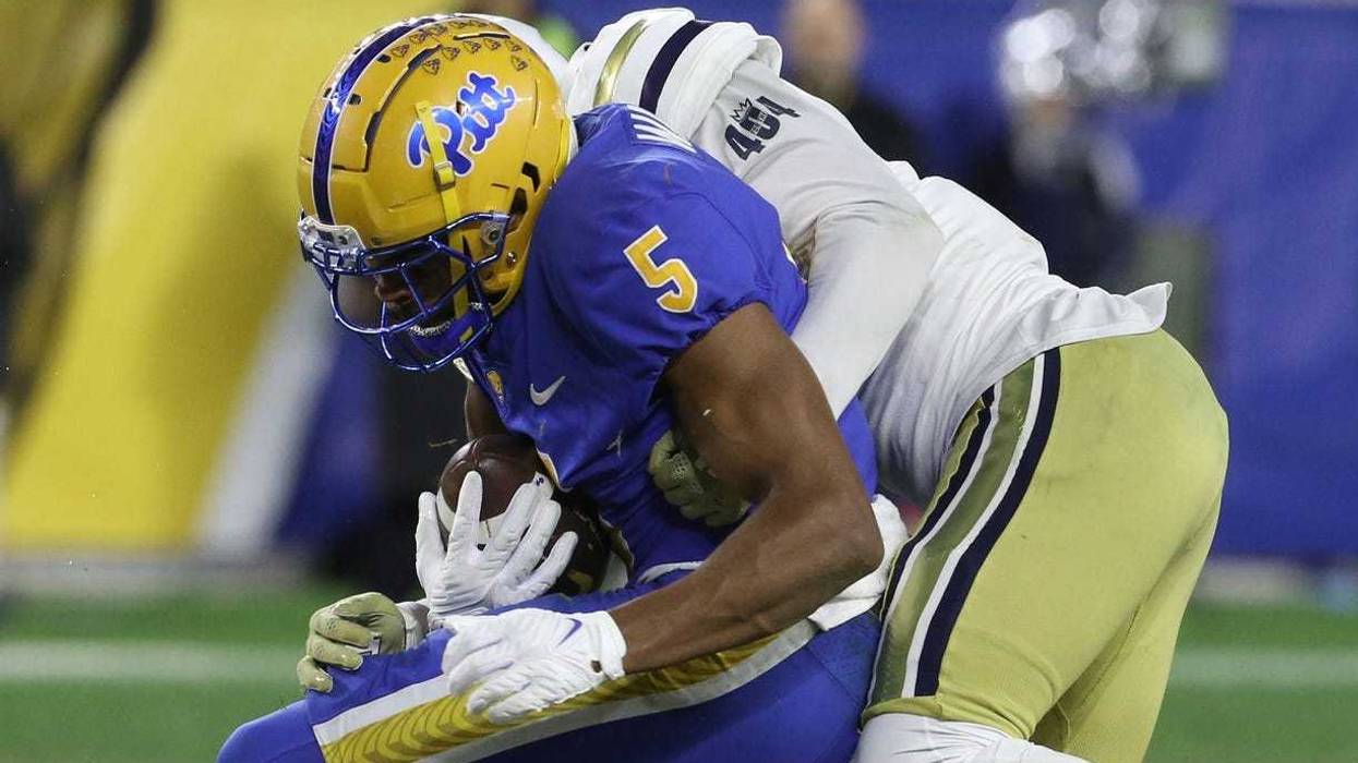 Jared Wayne tackled v Georgia Tech