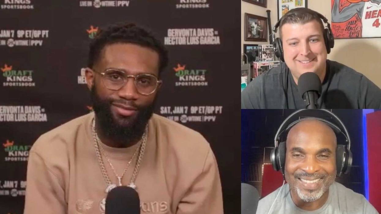 Jaron "Boots" Ennis with Tobin and Leroy