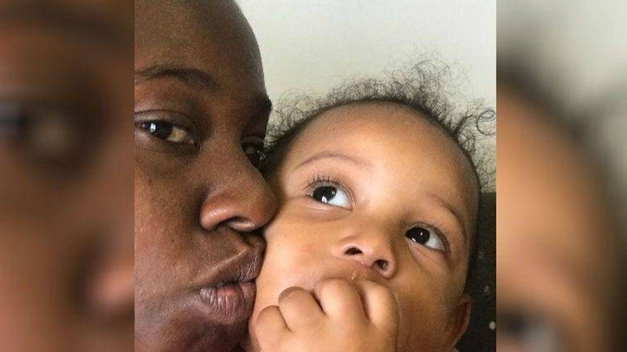 Jasmine Singleton and her daughter, Zya, when she was 2-years-old.