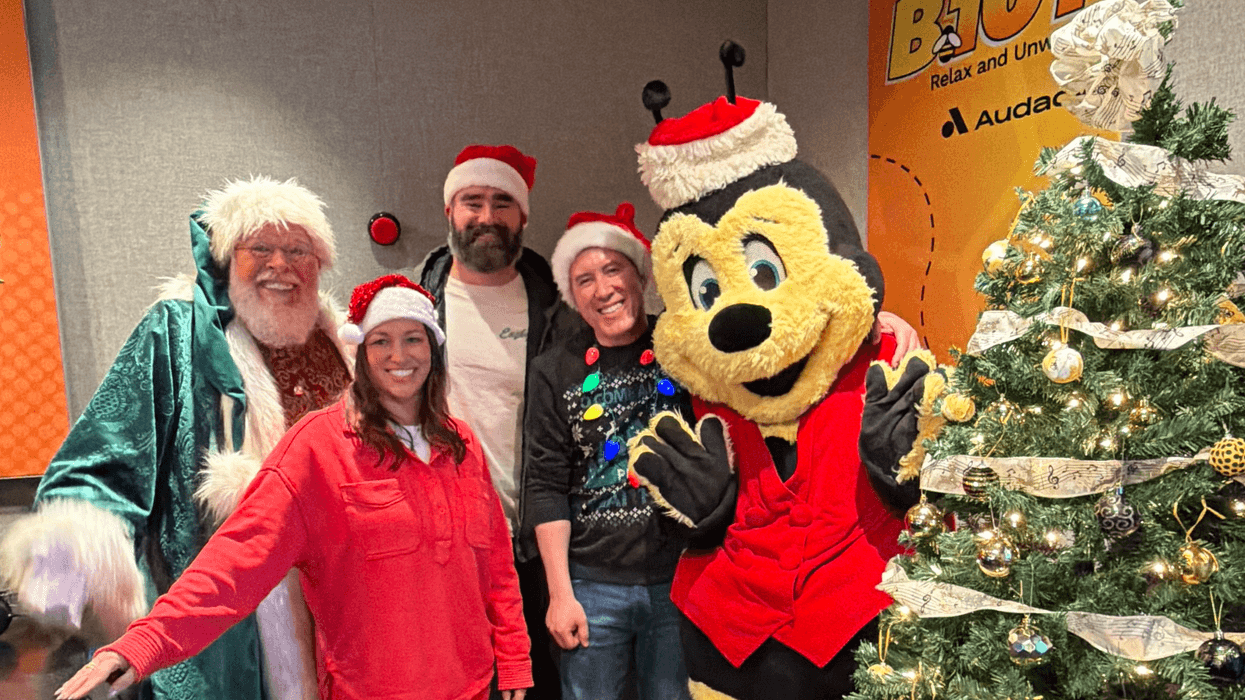 Jason Kelce joins The Kathy Romano Show to flip to Christmas Music
