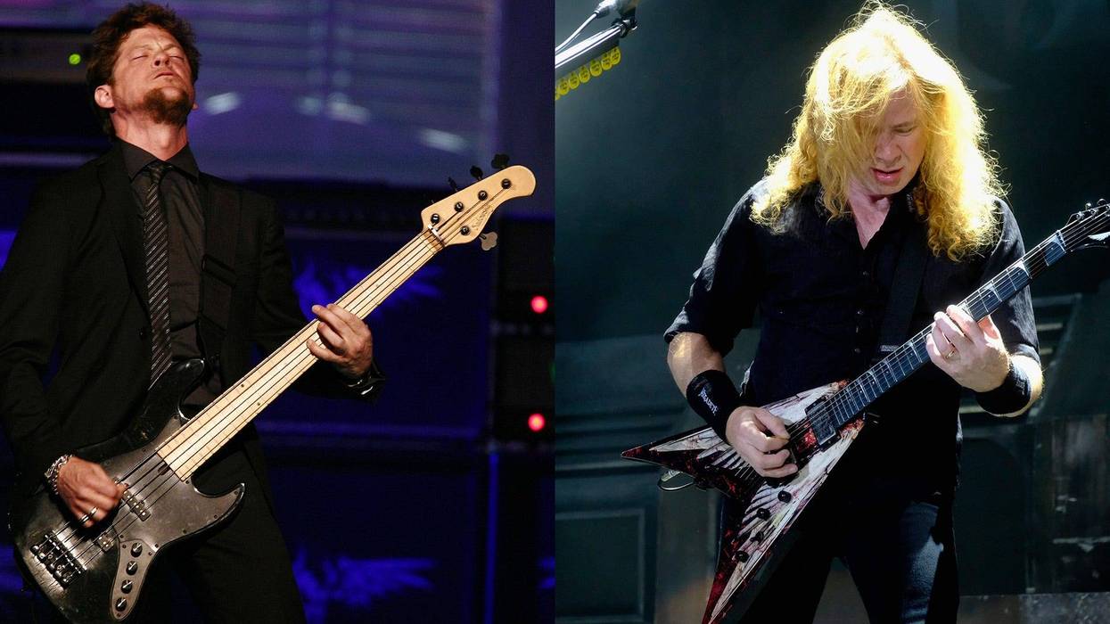 Jason Newsted and Dave Mustaine