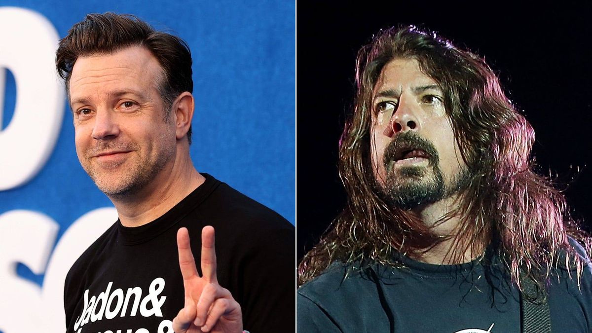 Jason Sudeikis and Dave Grohl