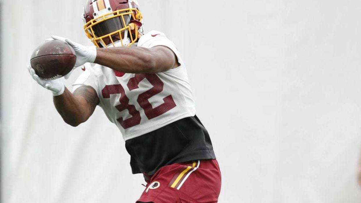 Jay Gruden says running back Samaje Perine isn't in his doghouse.