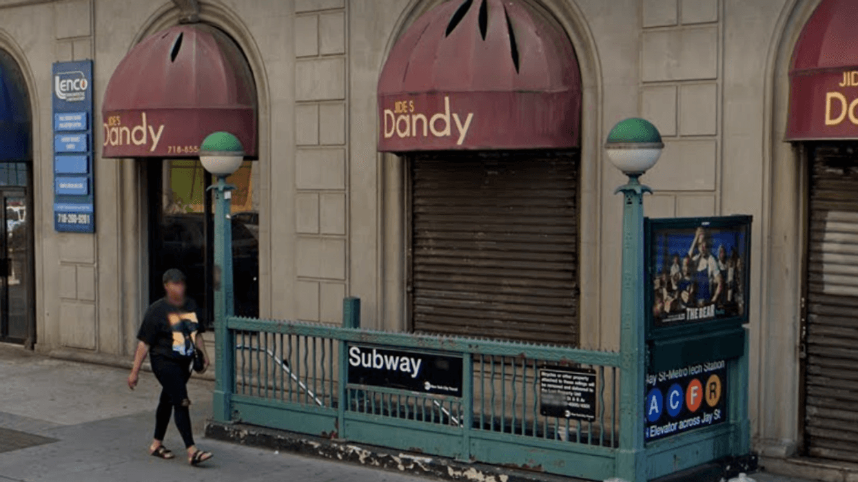 Jay Street-Borough Hall subway station where woman fell into tracks.