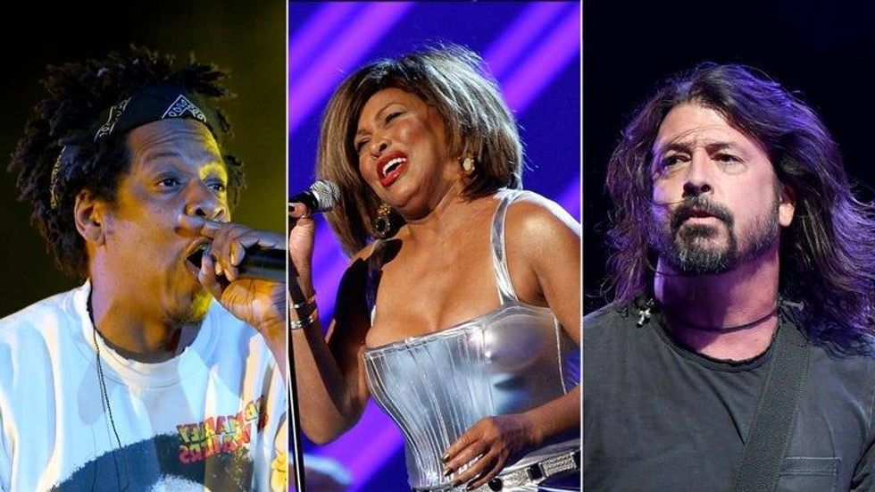Jay Z, Tina Turner, Dave Grohl
