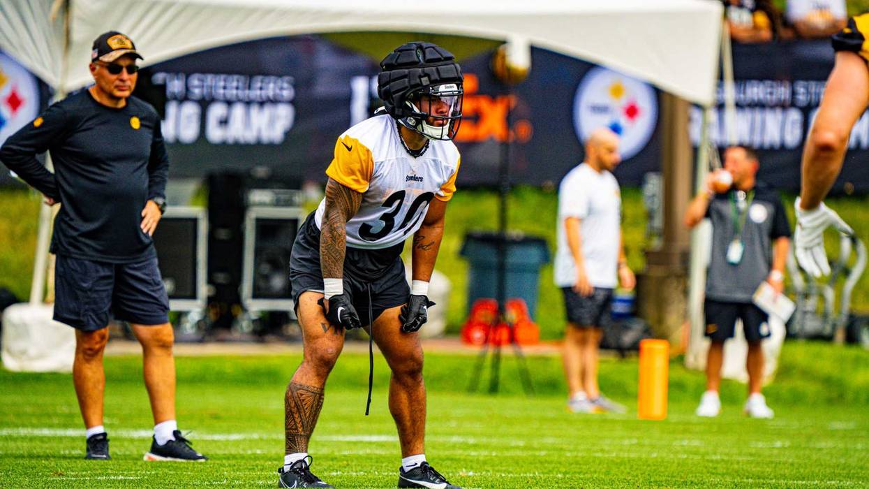 Jaylen Warren at training camp