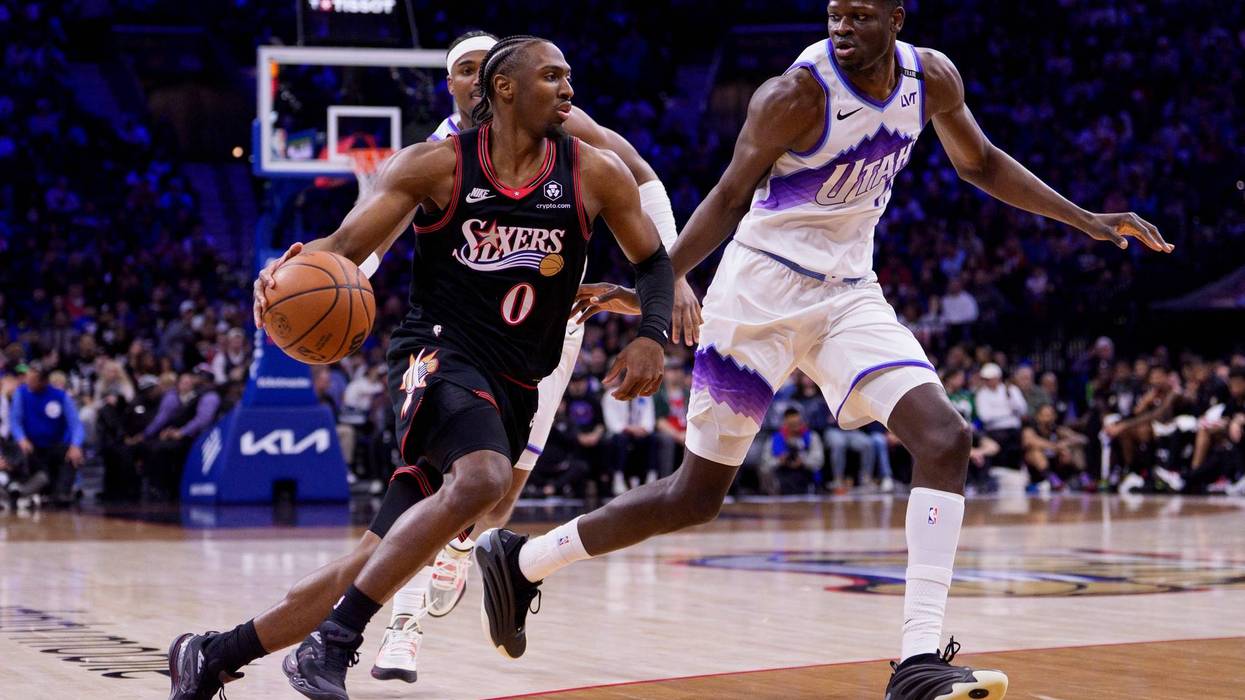 Jazz 76ers Basketball