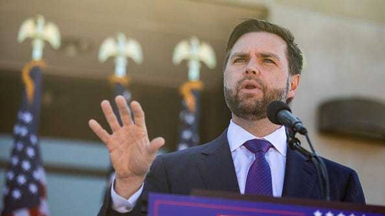 JD Vance speaks in Shelby Township, Michigan