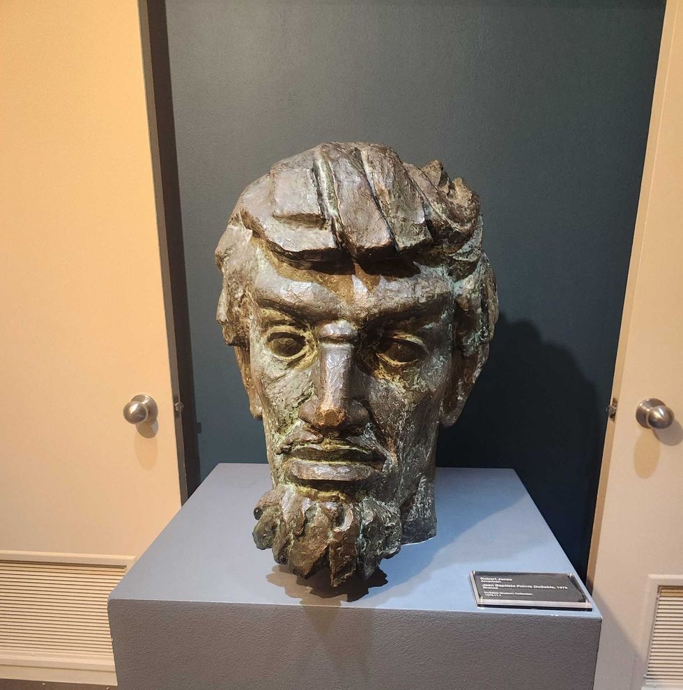 Jean Batiste Point DuSable bronze bust