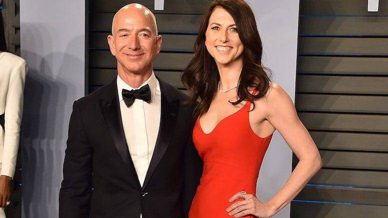 Jeff Bezos, MacKenzie Scott, Red Carpet, 2018 Vanity Fair Oscar Party