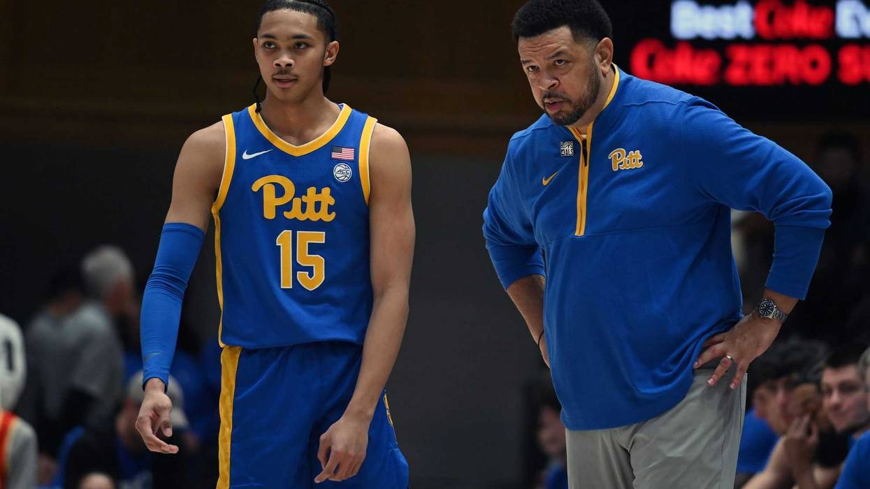 Jeff Capel with Jaland Lowe