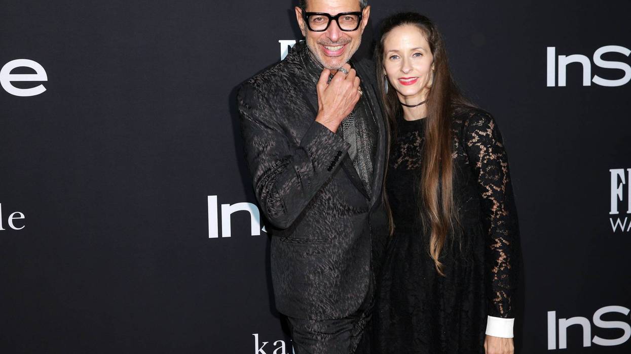 Jeff Goldblum and Emilie Livingston