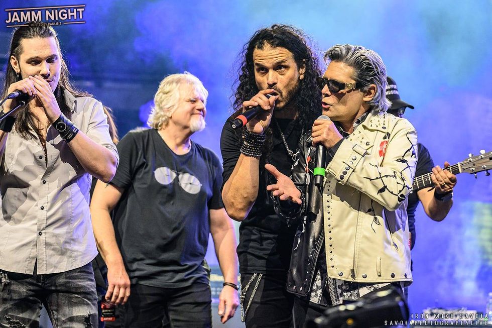 Jeff Scott Soto and Corey Feldman - Jamm Night hosted by Paulie Z - Anaheim Convention Arena - 1.23.26