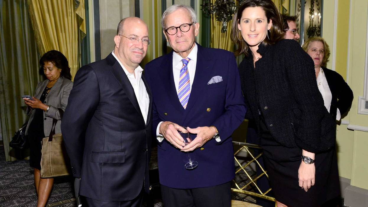 Jeff Zucker, Tom Brokaw and Allison Gollust attend Reporters Committee for Freedom of the Press 2016 Freedom of the Press Awards at The Pierre on May 17, 2016 in New York City.