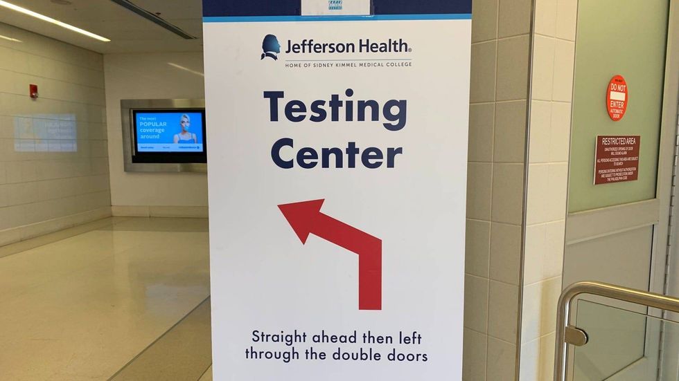 Jefferson Health operates a COVID-19 testing facility at Philadelphia International Airport