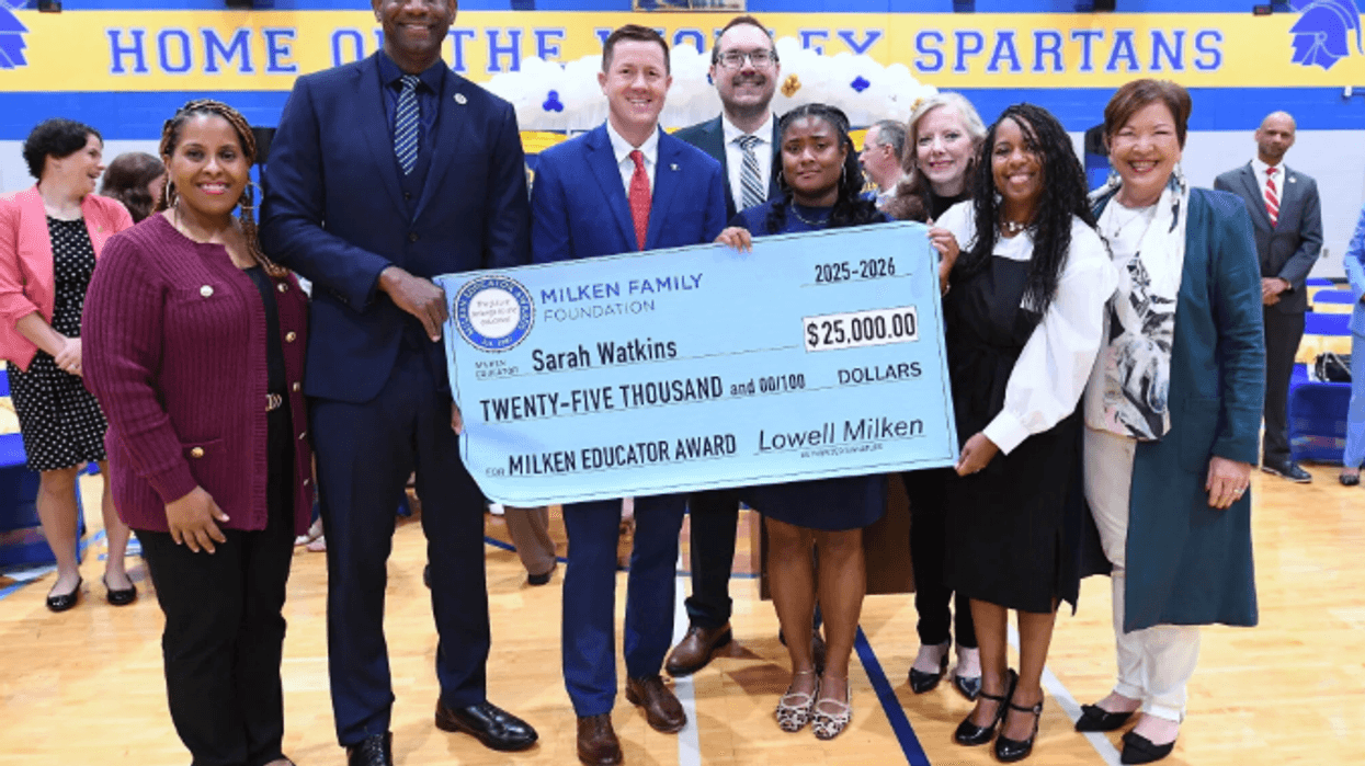Jefferson Parish English teacher receives prestigious Milken Educator Award