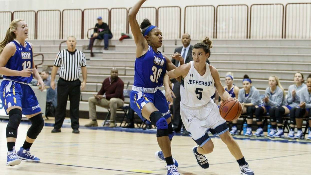 Jefferson University senior guard Jessica Kaminski