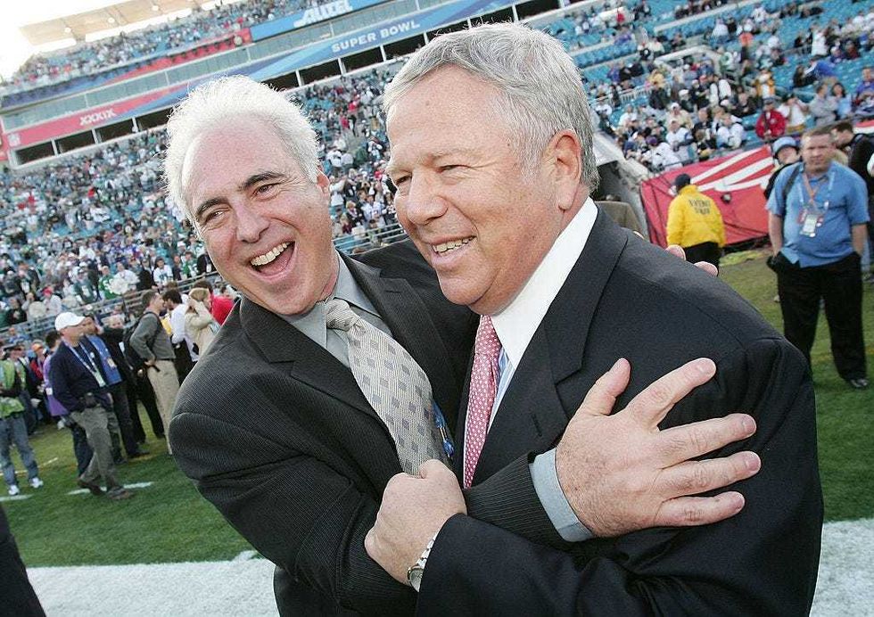 Jeffrey Lurie and Robert Kraft