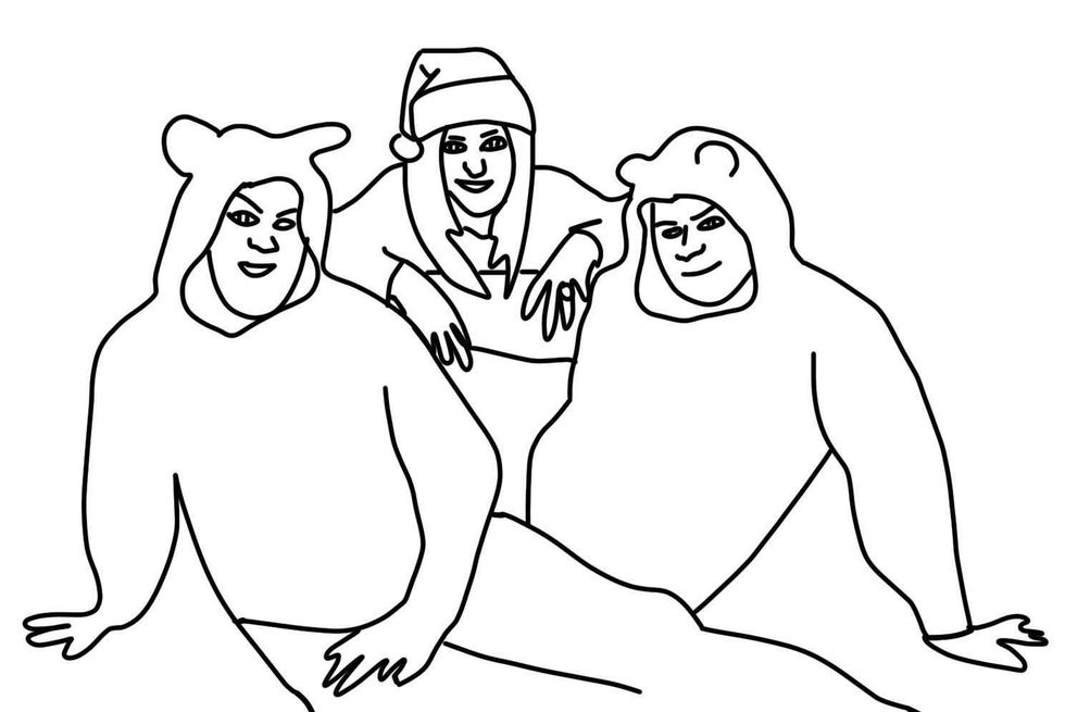 jen and tim show coloring book