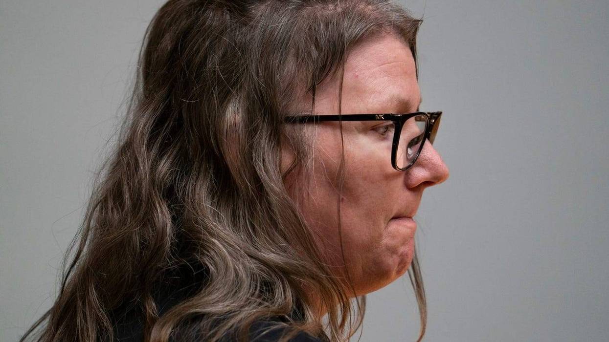 Jennifer Crumbley stands in court