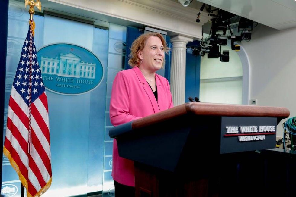 'Jeopardy!' champ Amy Schneider visits White House to support Transgender Day of Visibility