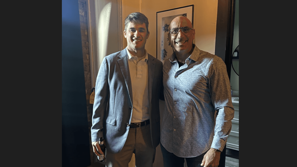 Jeopardy winner Dr. Christopher Ban with Dr. David Spokane