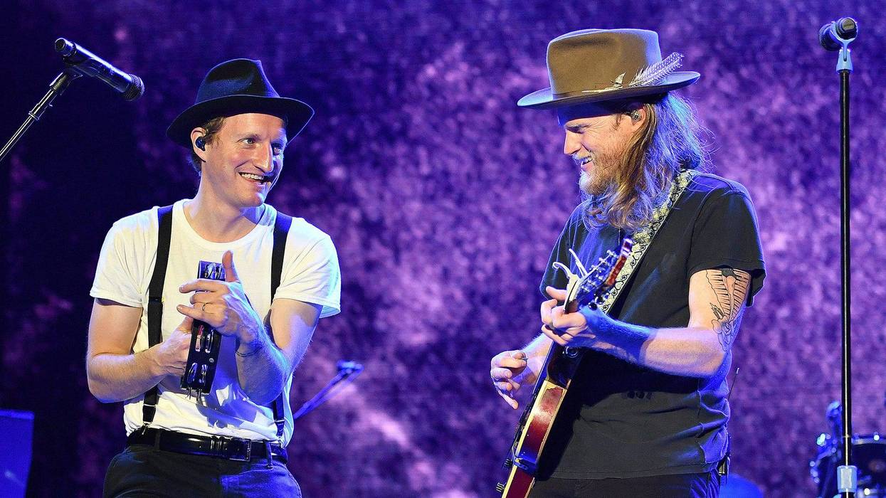 Jeremiah Fraites and Wesley Schultz of The Lumineers