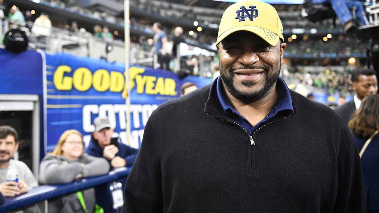 Jerome Bettis at the 2018 Cotton Bowl