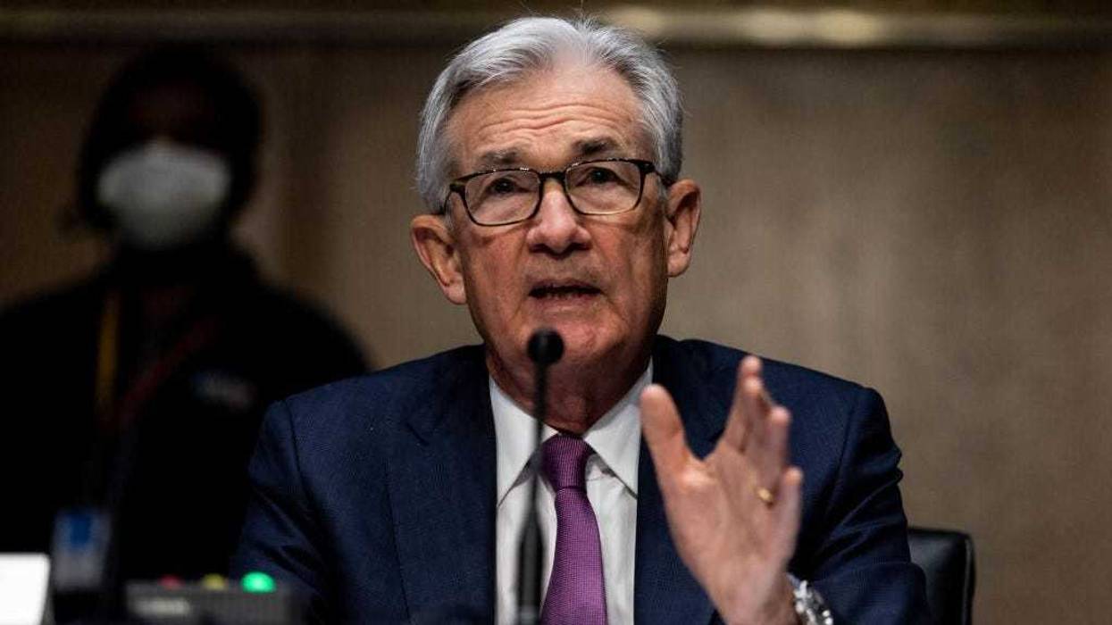 Jerome H. Powell, Chair of the Board of Governors of the Federal Reserve, speaks during a confirmation hearing before the Senate Banking, Housing and Urban Affairs Committee on January 11, 2022 in Washington, DC.