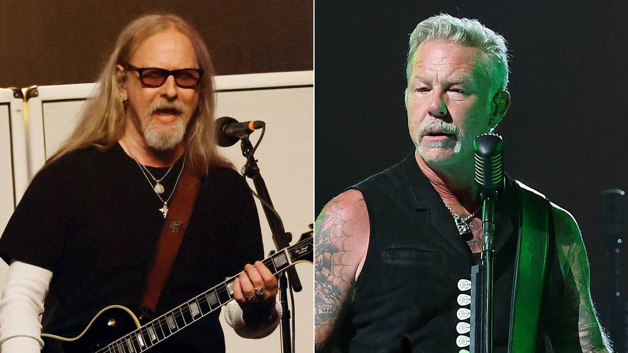 Jerry Cantrell and James Hetfield