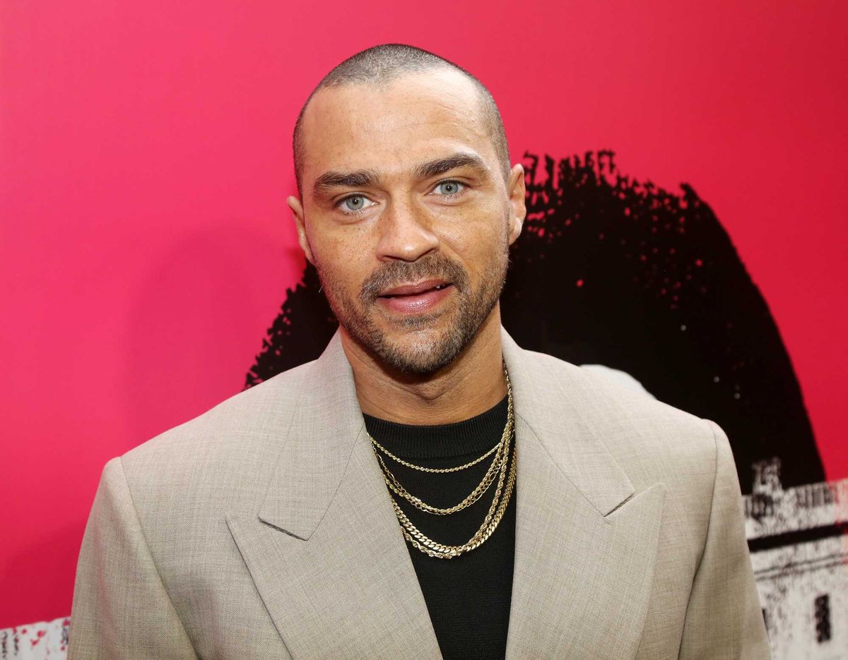 Jesse Williams poses at the opening night of the new play "POTUS" on Broadway at The Shubert Theater on May 1, 2022 in New York City.