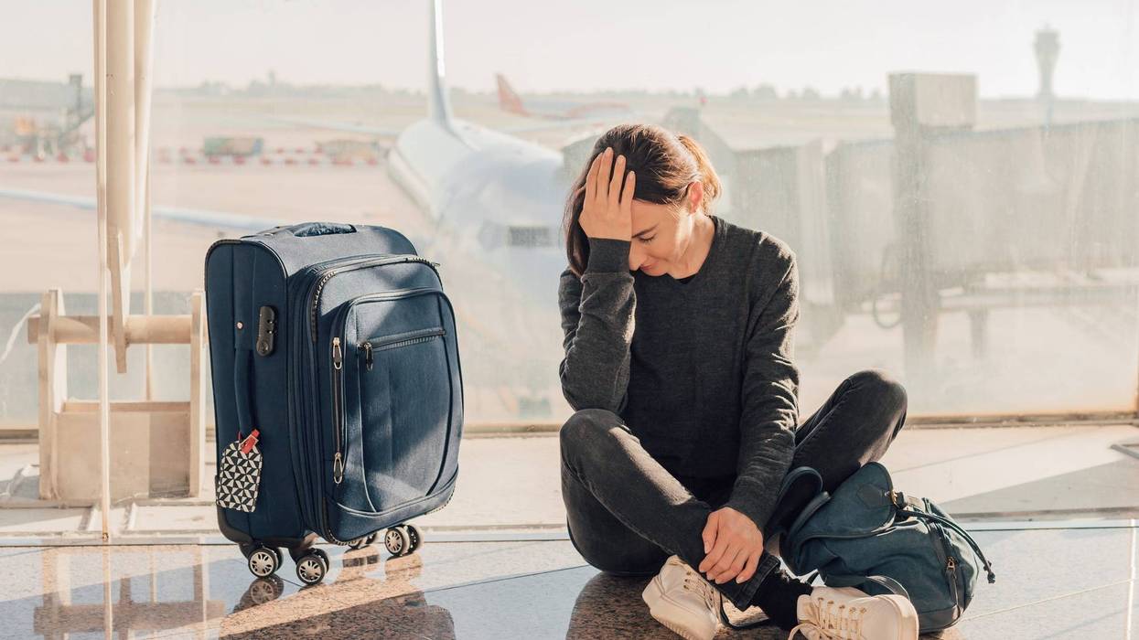 Jet Lag At The Airport