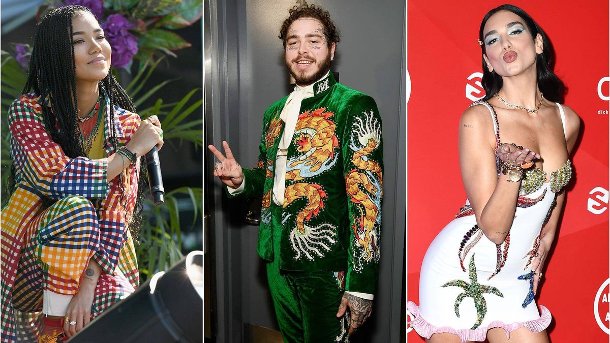 Jhene Aiko, Post Malone, Dua Lipa