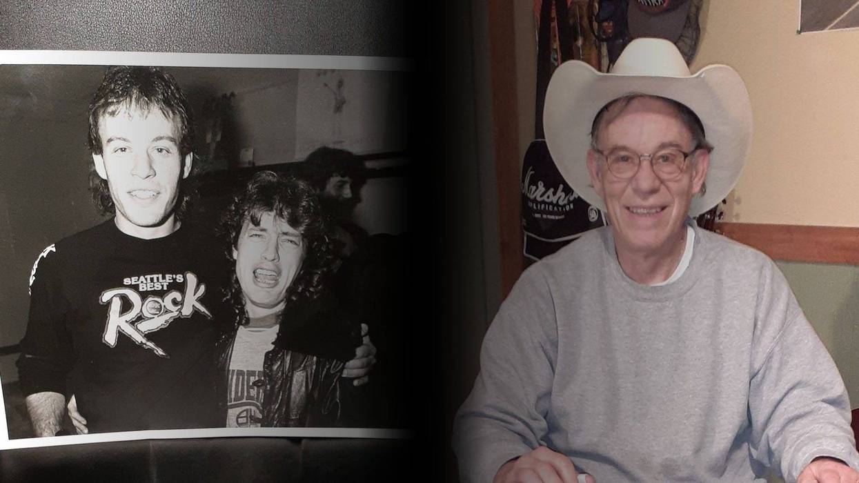 Jim Arnold celebrates KISW