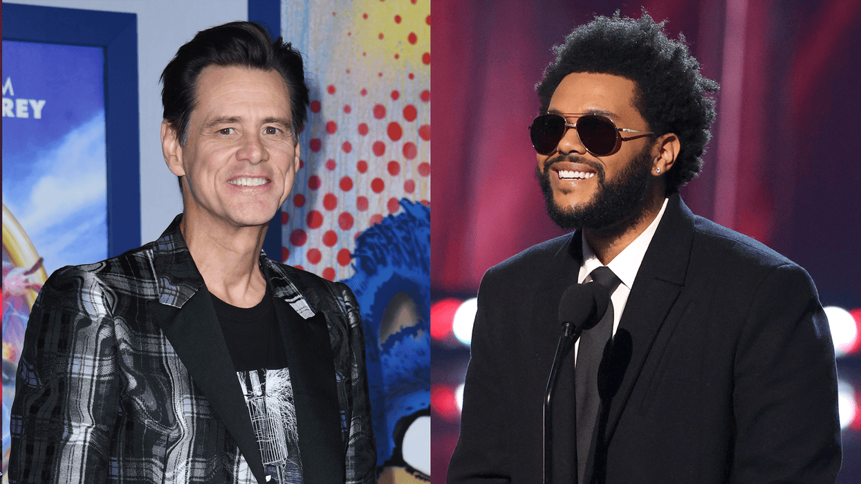 Jim Carrey and The Weeknd