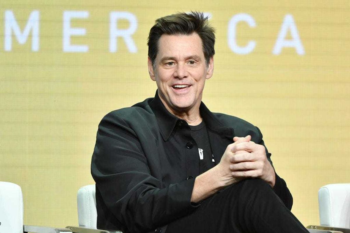 Jim Carrey of "Kidding" speaks during the Showtime segment of the 2019 Summer TCA Press Tour at The Beverly Hilton Hotel on August 2, 2019 in Beverly Hills, California. (Photo by Amy Sussman/Getty Images)