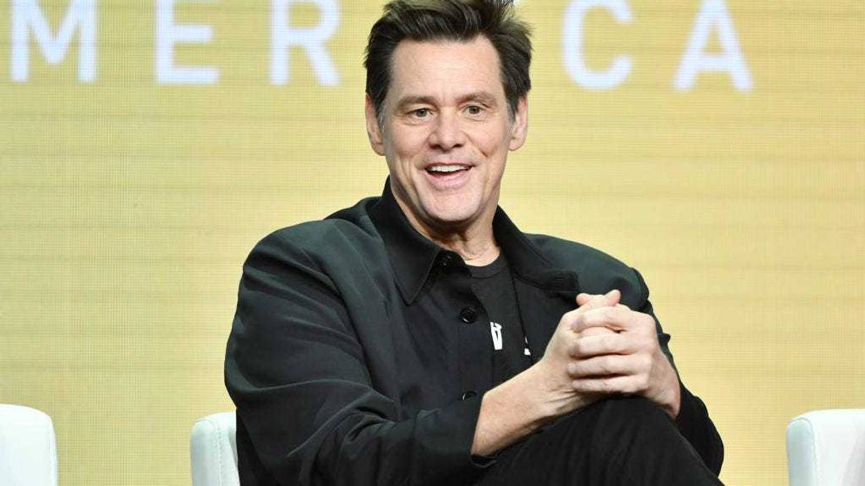 Jim Carrey of "Kidding" speaks during the Showtime segment of the 2019 Summer TCA Press Tour at The Beverly Hilton Hotel on August 2, 2019 in Beverly Hills, California. (Photo by Amy Sussman/Getty Images)