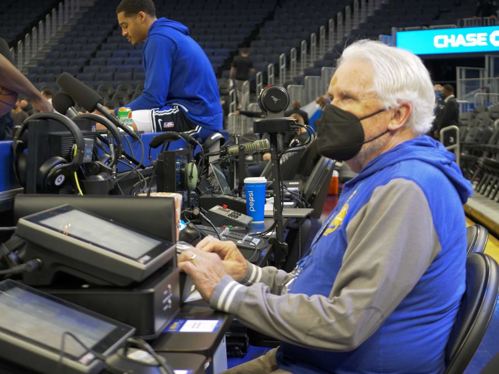 Jim Maher has worked for the Warriors for 60 years.