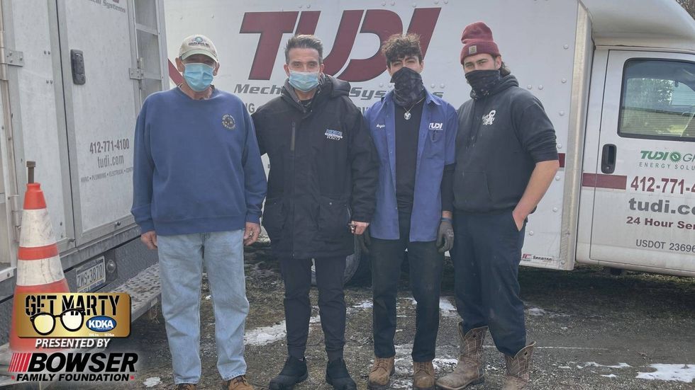 Jim, Marty and TUDI crew
