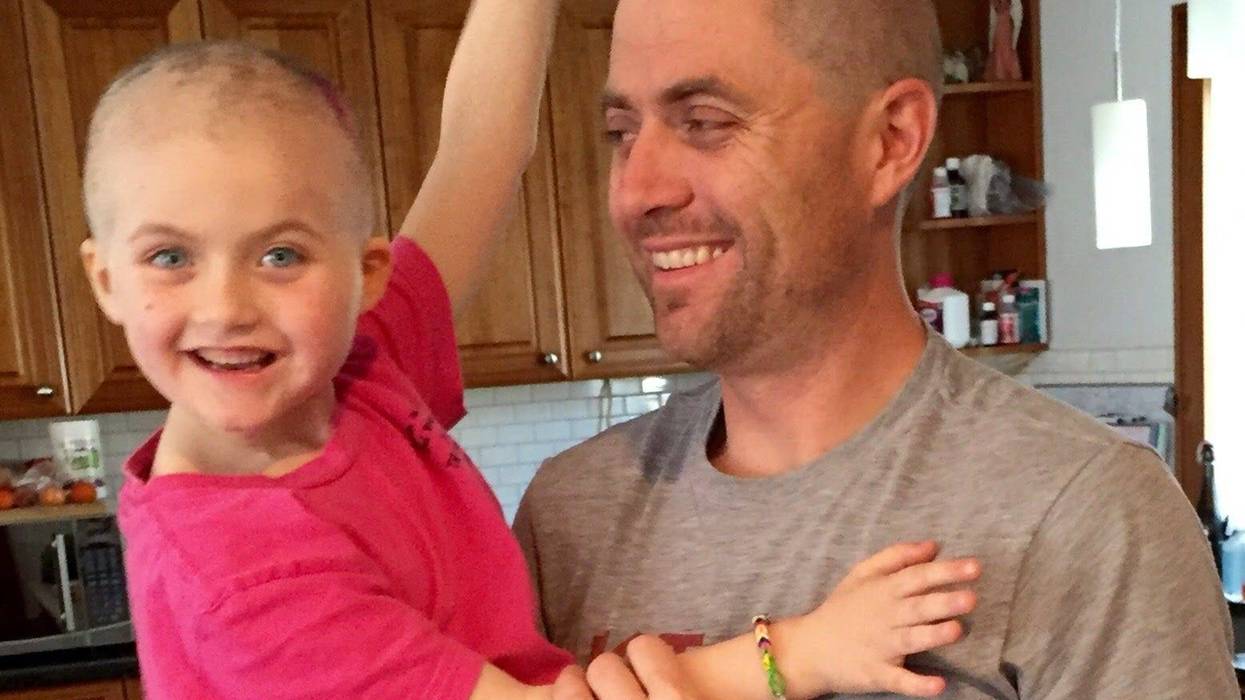 Jim McCaffrey and daughter Mia