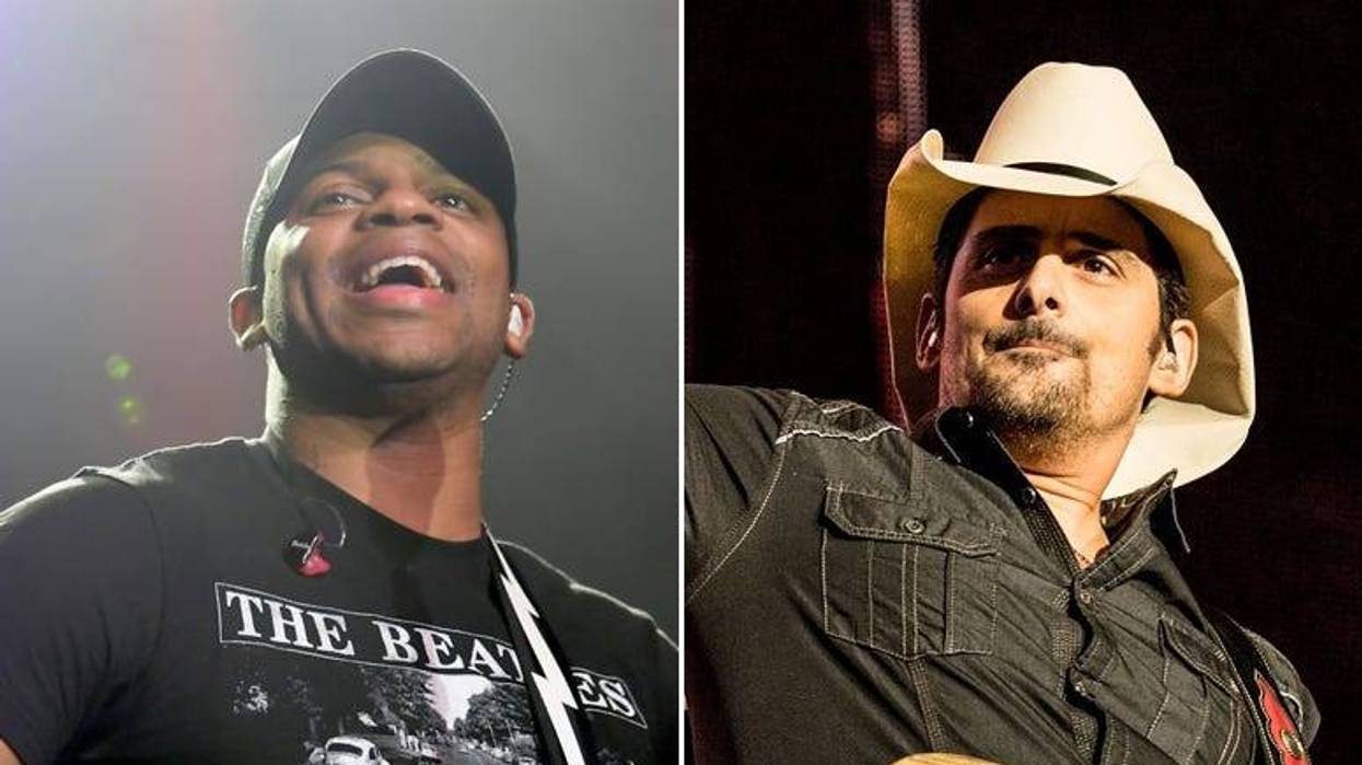 Jimmie Allen and Brad Paisley