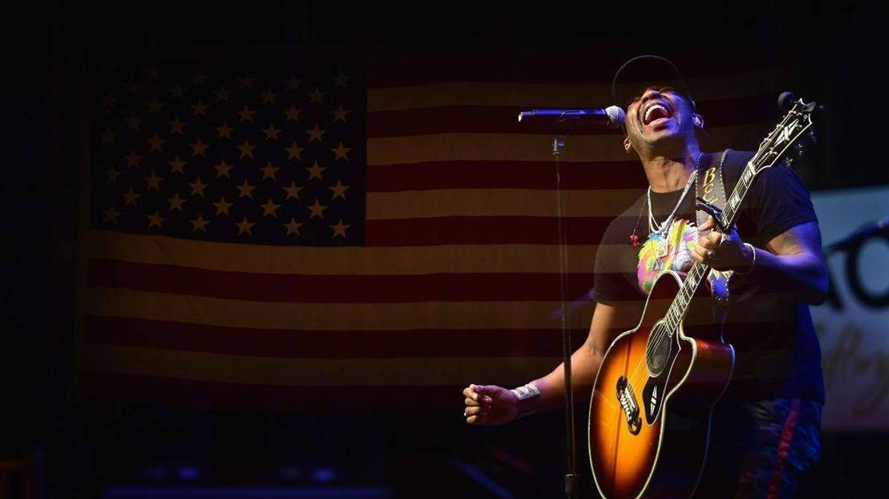 Jimmie Allen performs during ACM Lifting Lives Presents: Borderline Strong Concert at Thousand Oaks Civic Arts Plaza on February 11, 2019 in Thousand Oaks, California.