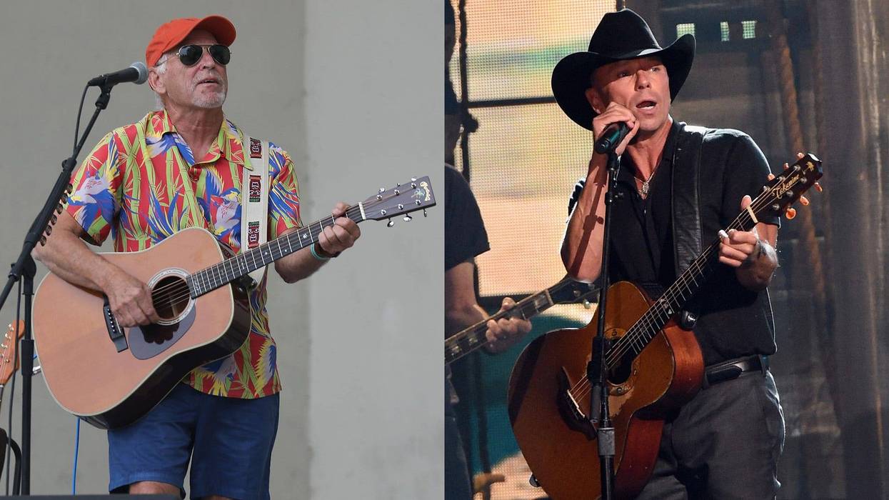 Jimmy Buffett and Kenny Chesney