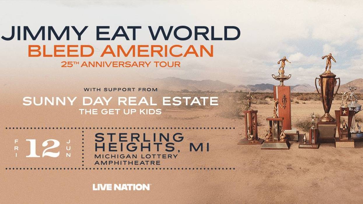 Jimmy Eat World Bleed American 25th Anniv. Tour, Sunny Day Real Estate, The Get Up Kids. Trophies.