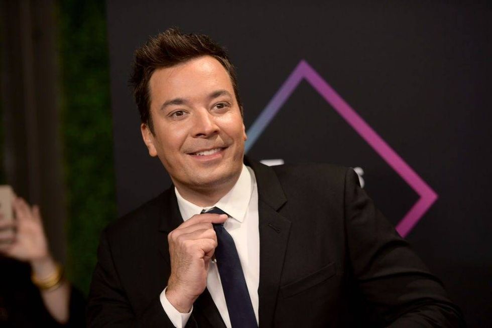 Jimmy Fallon twins with daughters as they sport matching snowsuits for snow day